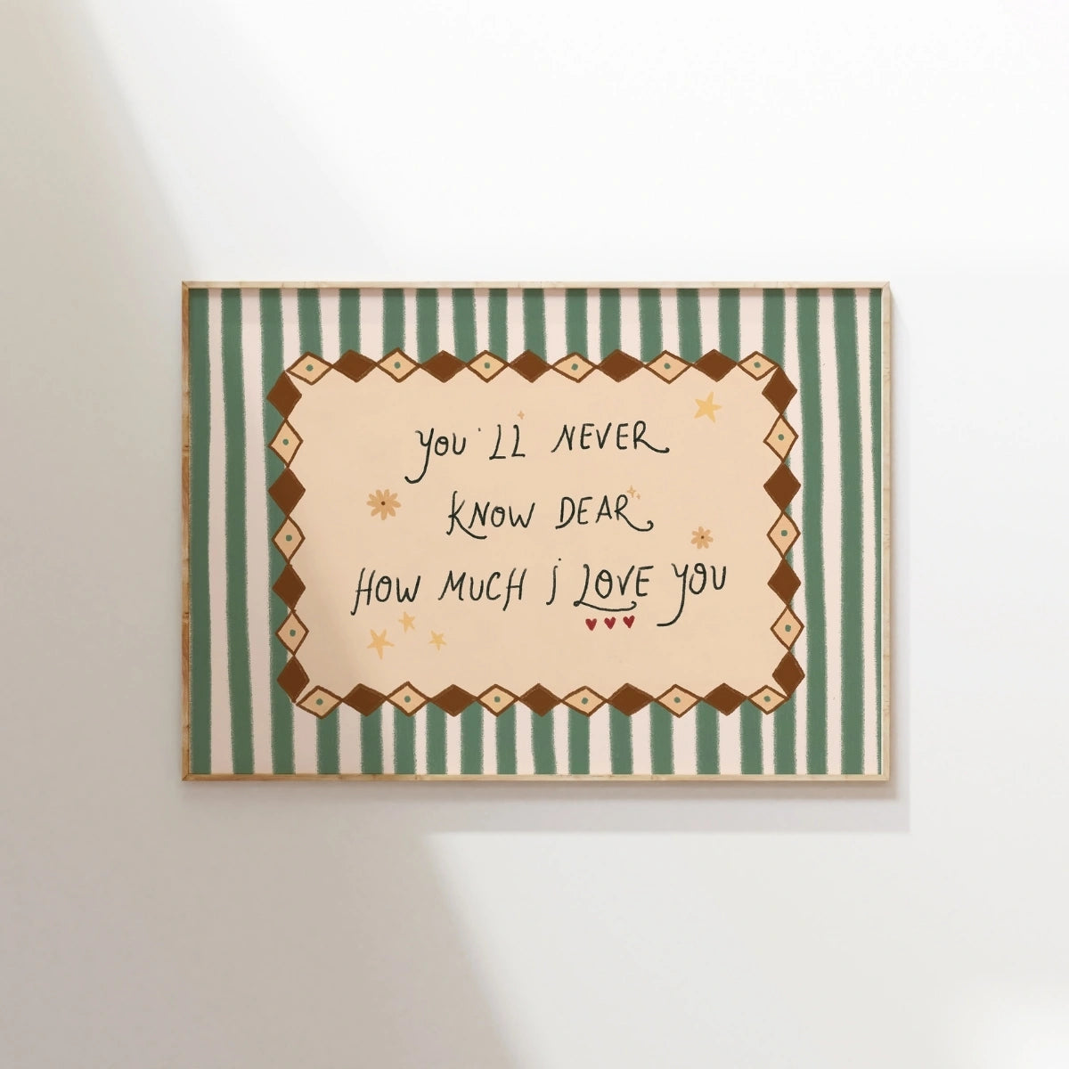 Faith Inspired Nursery Print, Christian Nursery Decor