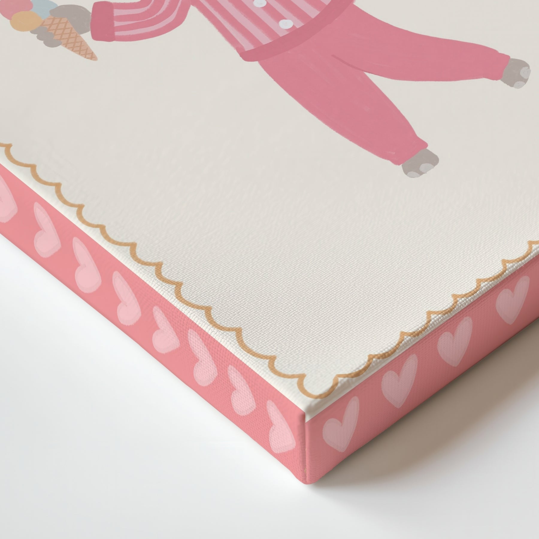 Soft Pink Kids Room Canvas Decor