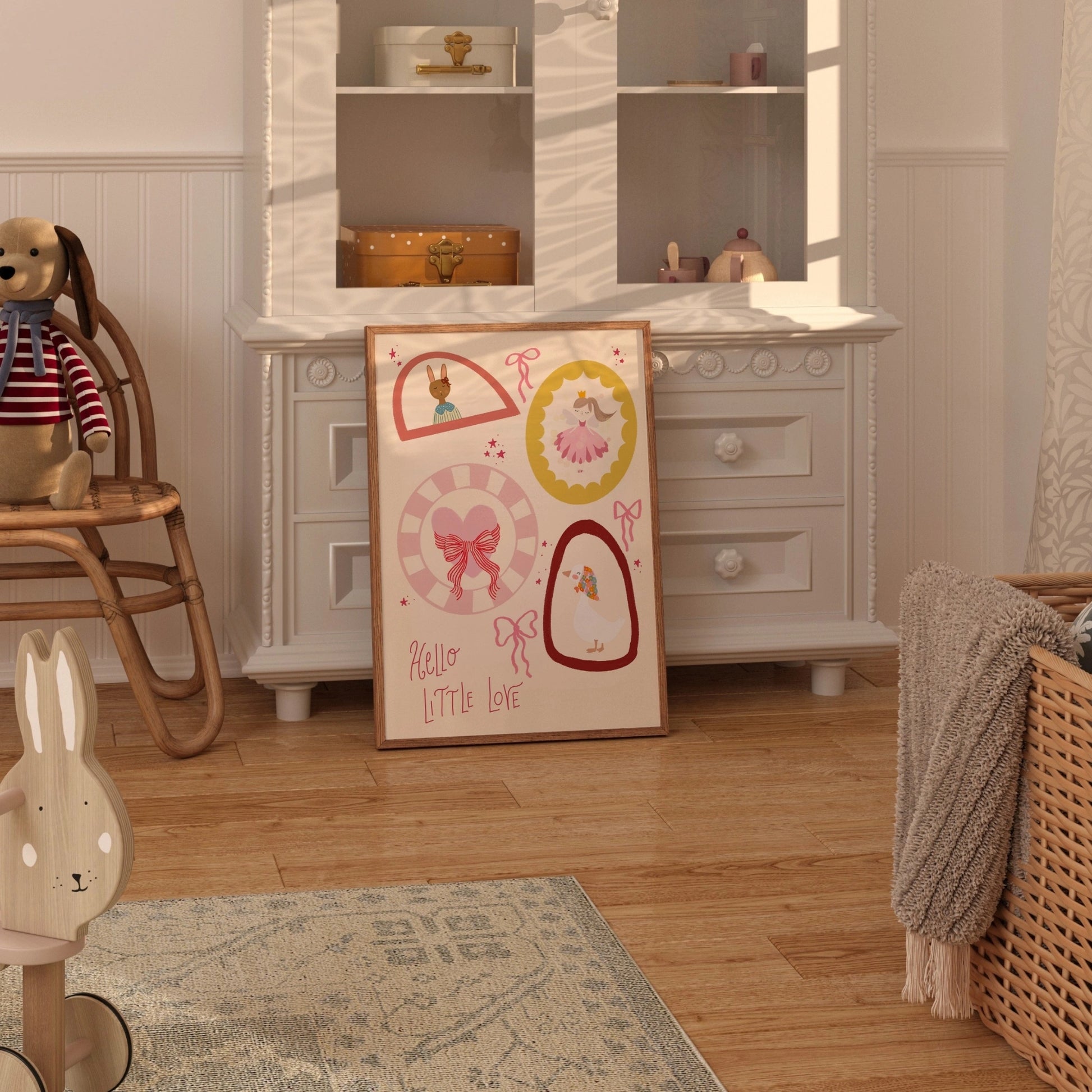 Collage mural sucré