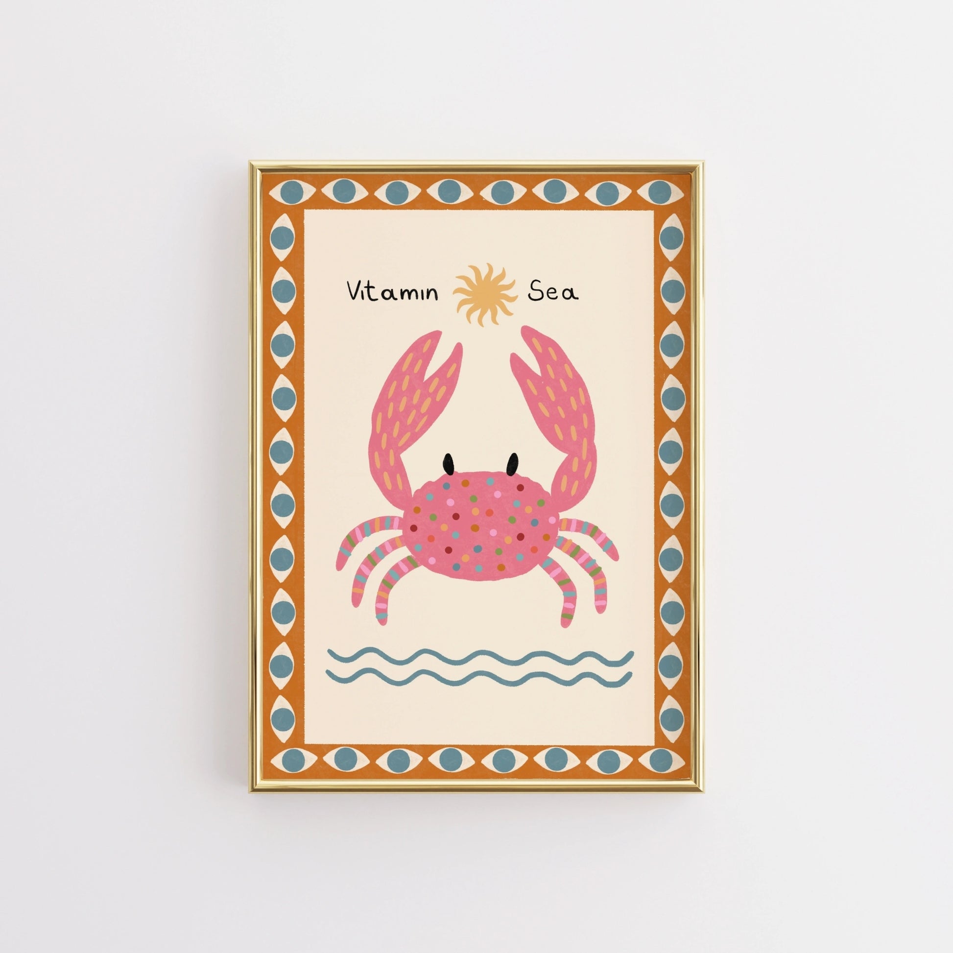 Vitamin Sea Crab Wall Art
