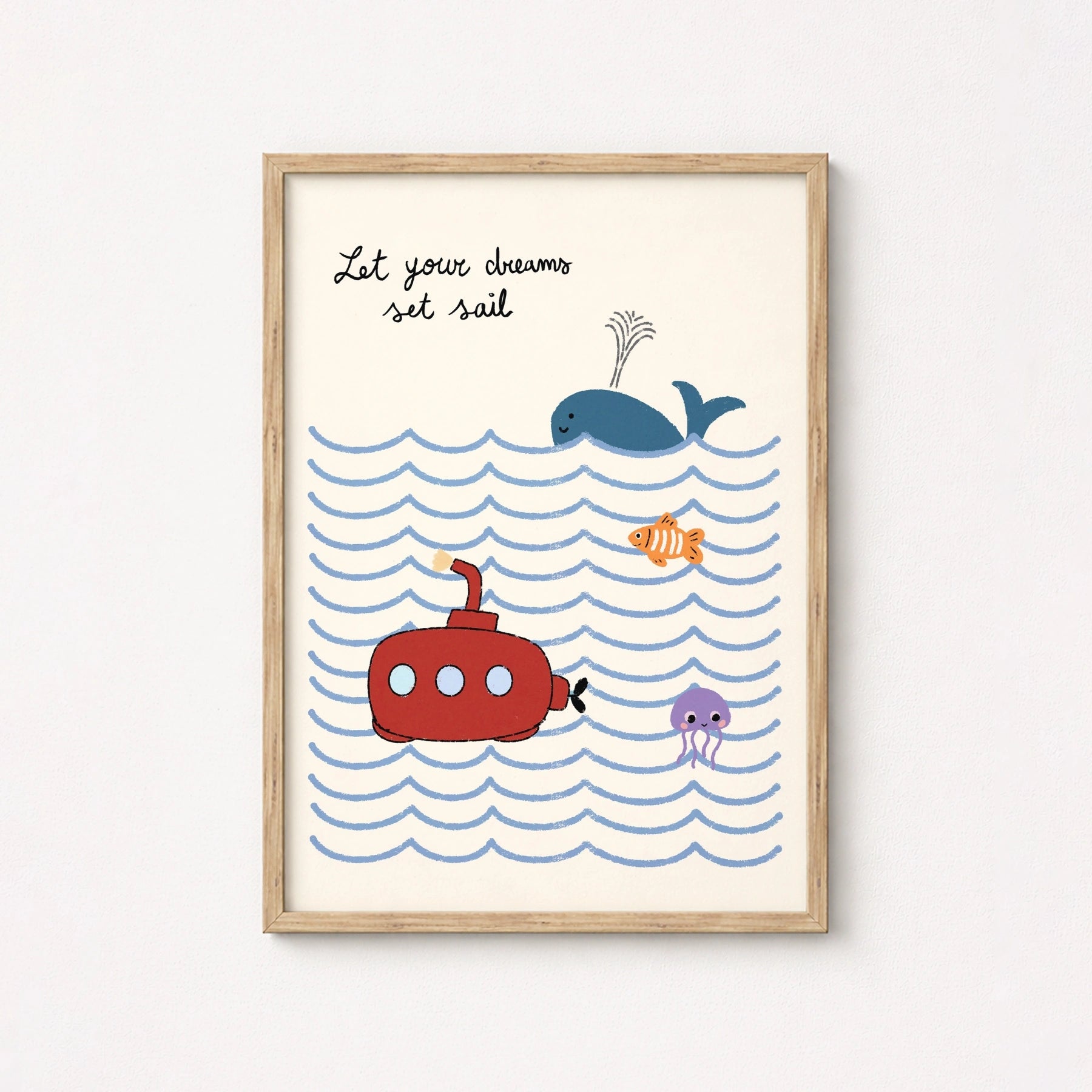 Ocean Nursery Wall Art, Boys Room Decor