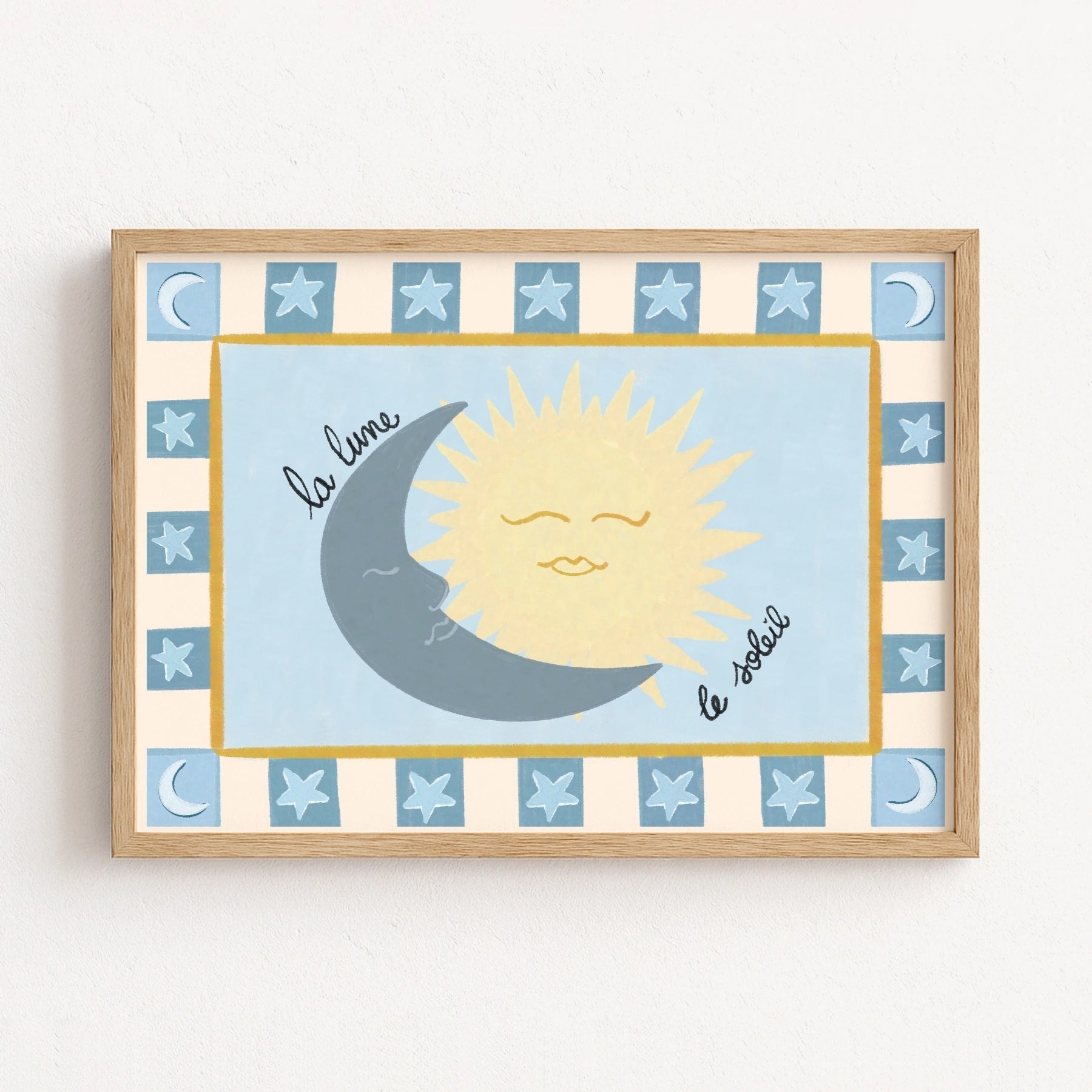 Stampa per camera bambini celestiale