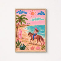 Pink Coastal Decor