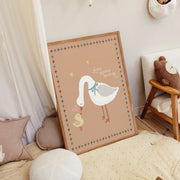 Baby Duck & Goose Illustration – Nursery & kids wall art