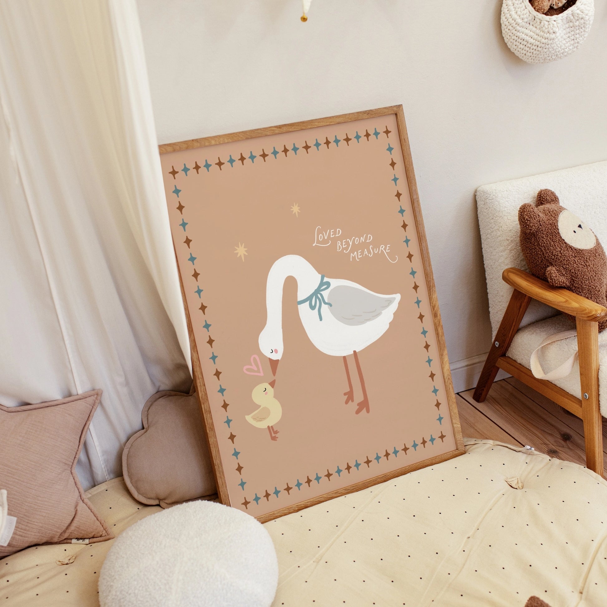 Baby Duck & Goose Illustration