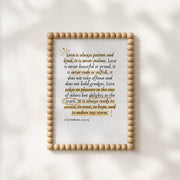 1 Corinthians 13 Neutral – Christian Wall Art