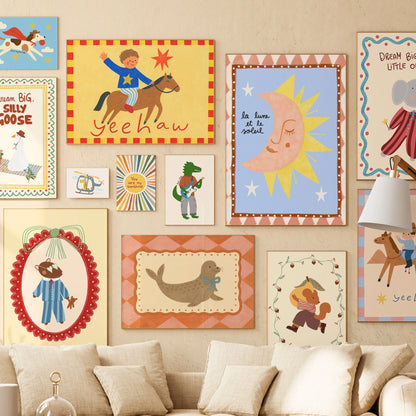Handmade Nursery Decor, over 120 prints