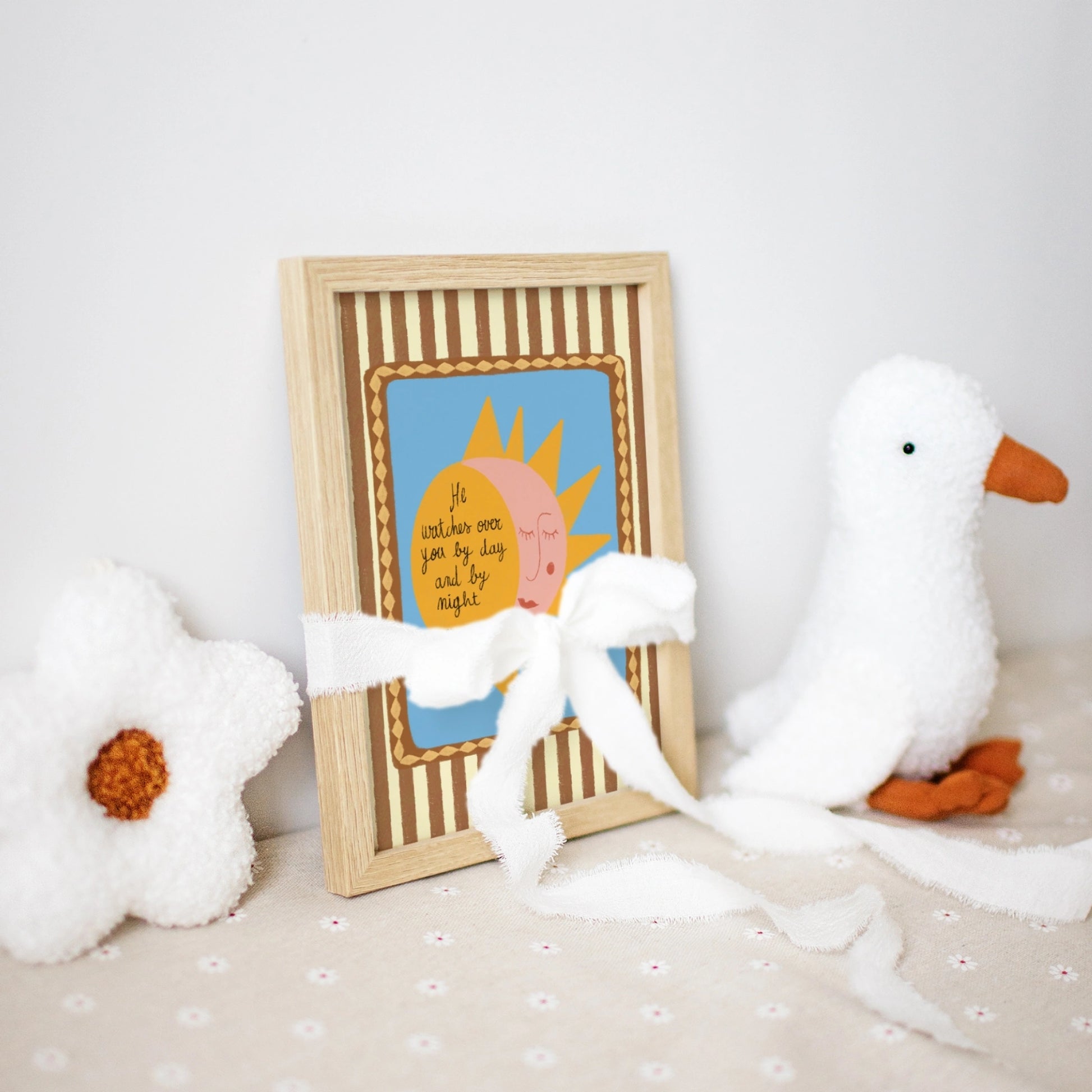 Sun and Moon Christian Nursery Print