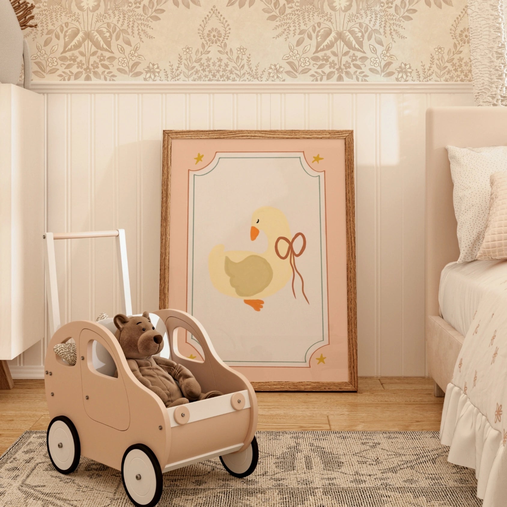 Niedliche Gänse-Wandkunst