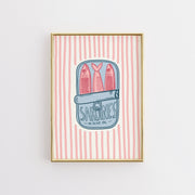 Pink Vintage Fish – Kitchen Wall Art