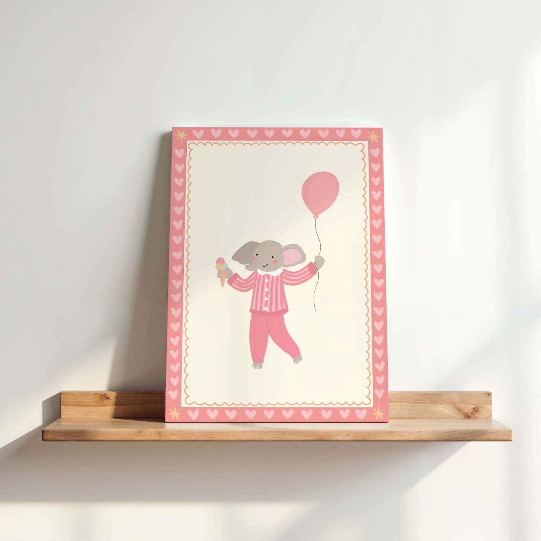 Tela decorativa rosa tenue per la cameretta dei bambini