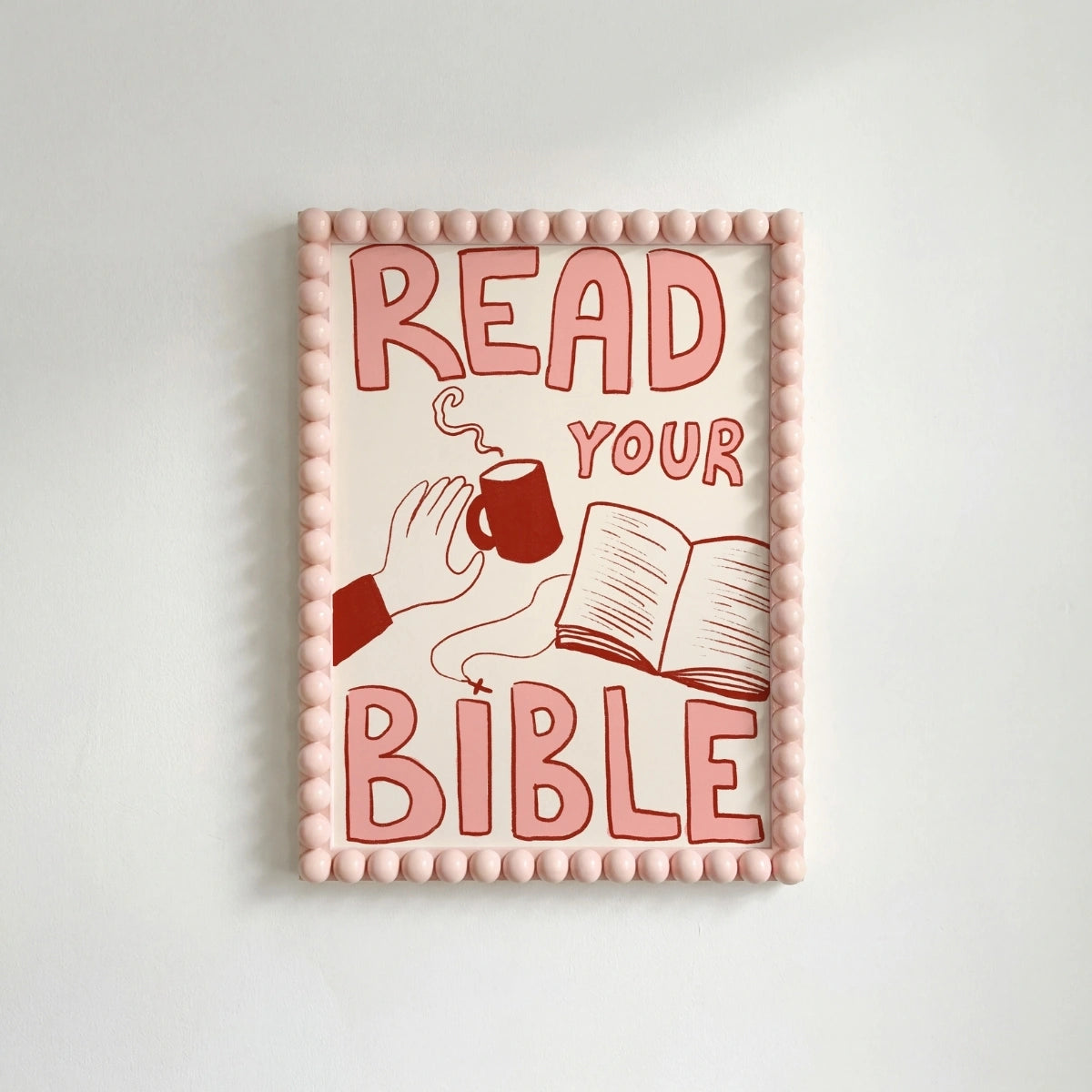 Impresión Lee Tu Biblia – Arte de Pared Cristiano, Decoración de Pared Cristiana