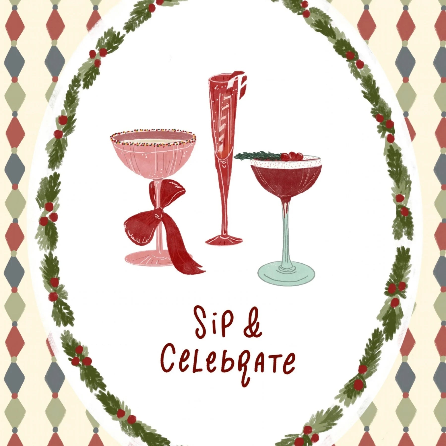 Christmas Cocktails – Poster di Natale