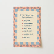 Preppy Summer Decor - Poster costiero