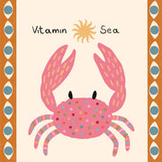 Vitamin Sea Crab – Coastal Wall Art