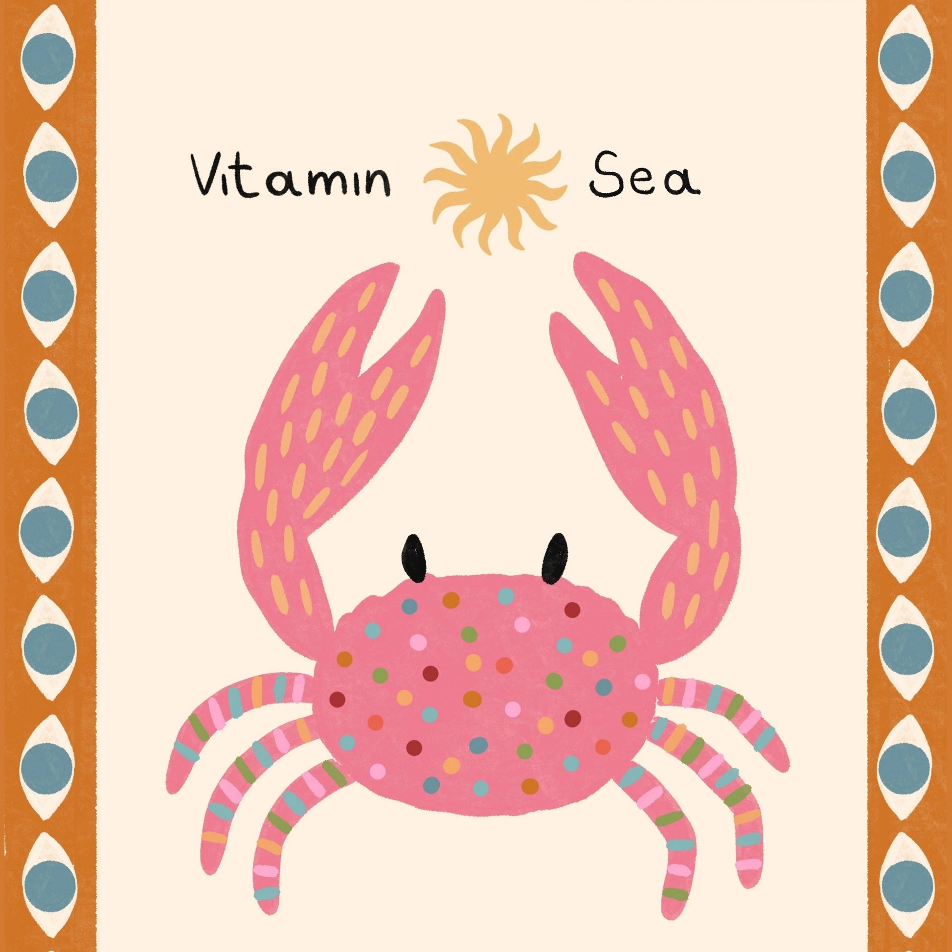 Vitamin Sea Crab Wall Art
