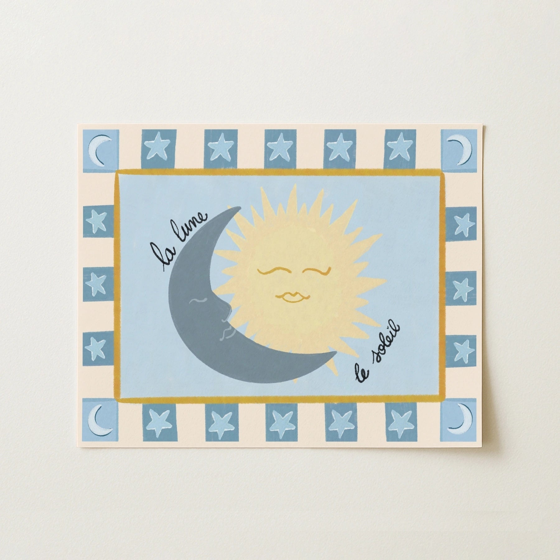 Stampa per camera bambini celestiale