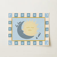 Stampa per camera bambini celestiale