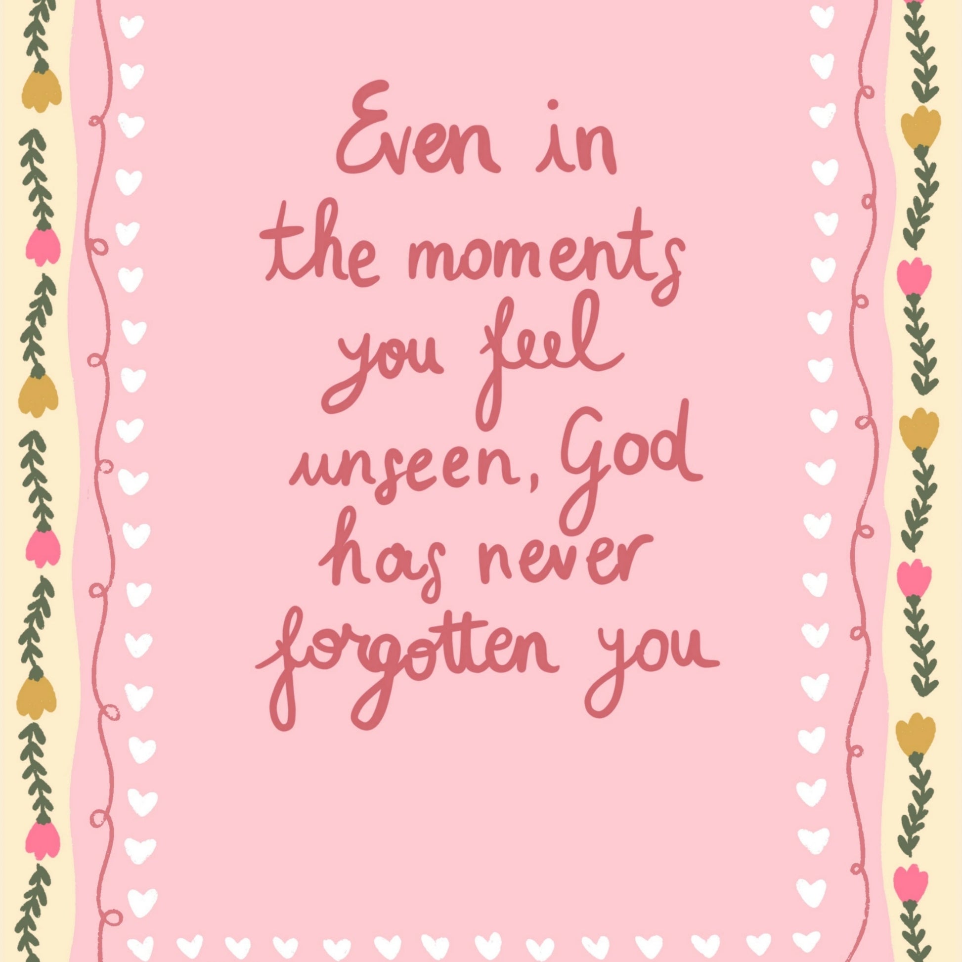 Décoration Pink Faith