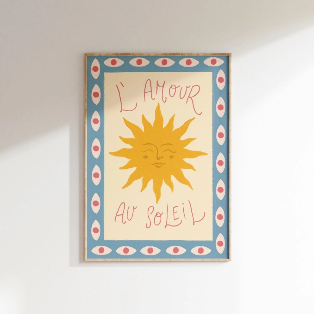 L Amour au Soleil, decoración de pared costera