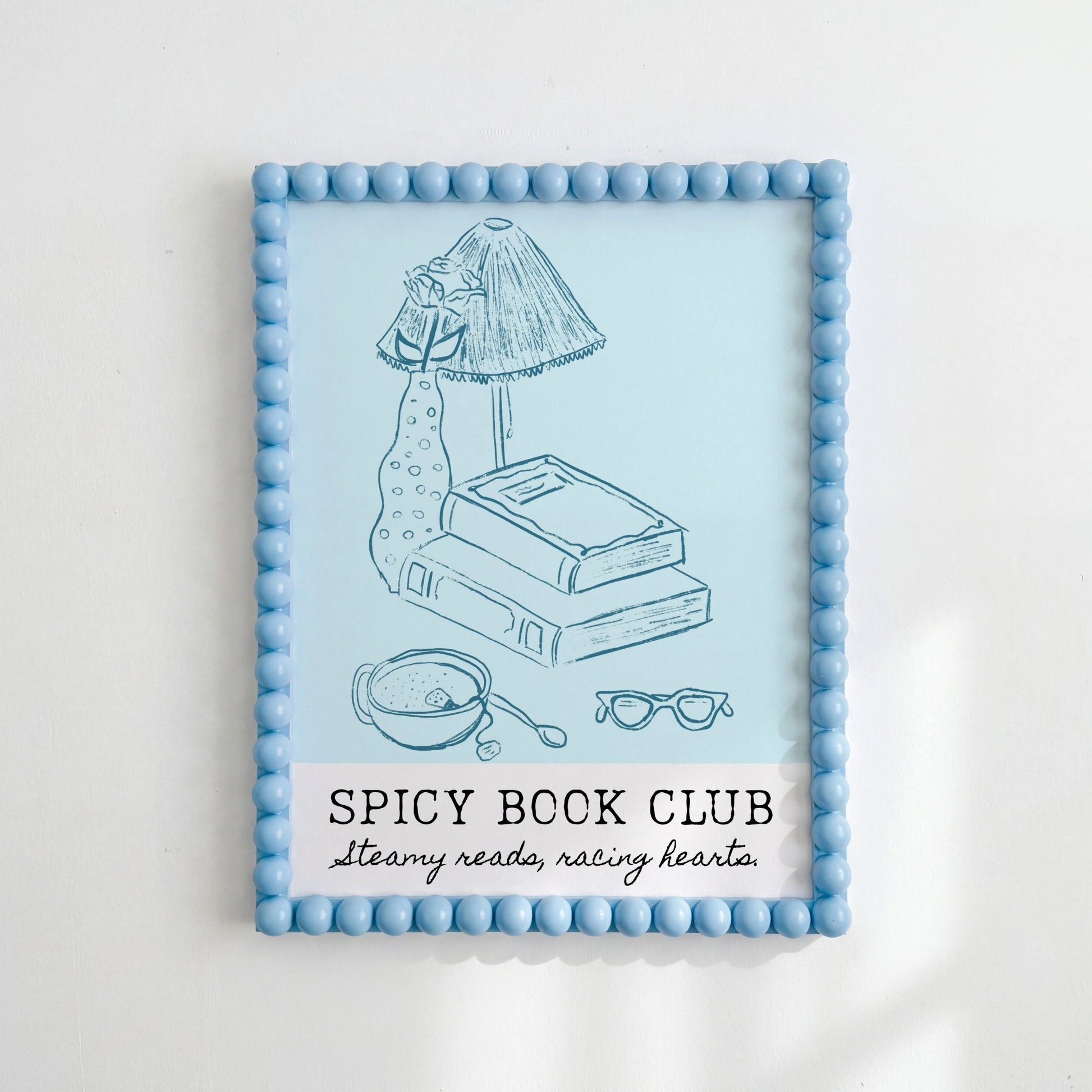 Spicy Book Club Wall Art – Steamy Romance Print