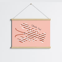 Trendy Coastal Seafood Print