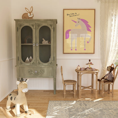 Be Like a Unicorn Print – Cute Nursery Wall Art for Kids Room Decor