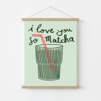 Retro Green Kitchen Poster, Kitchen Wall Decor