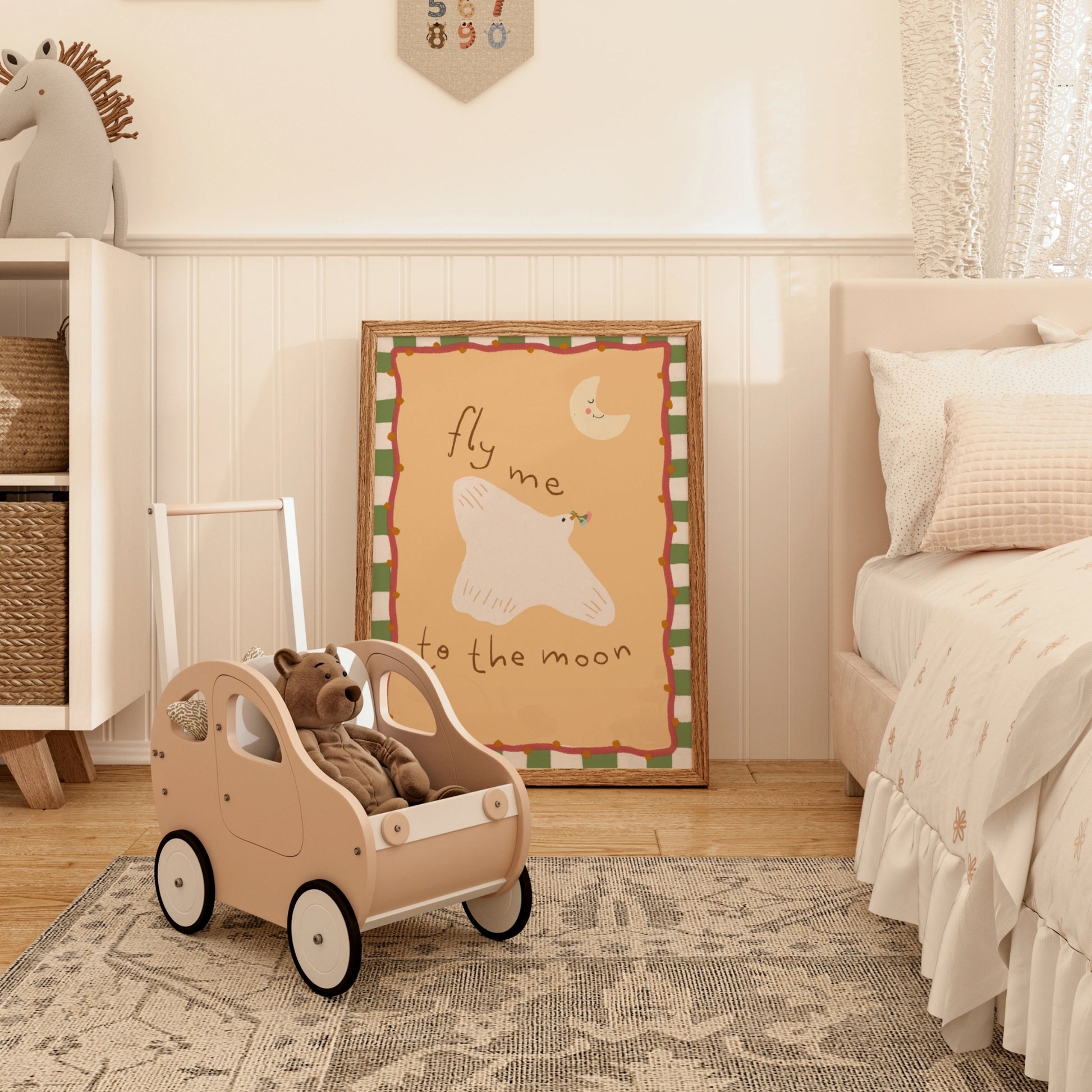 Moon and Stars Baby Room Decor