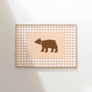 Brown Bear – Nursery & kids wall art