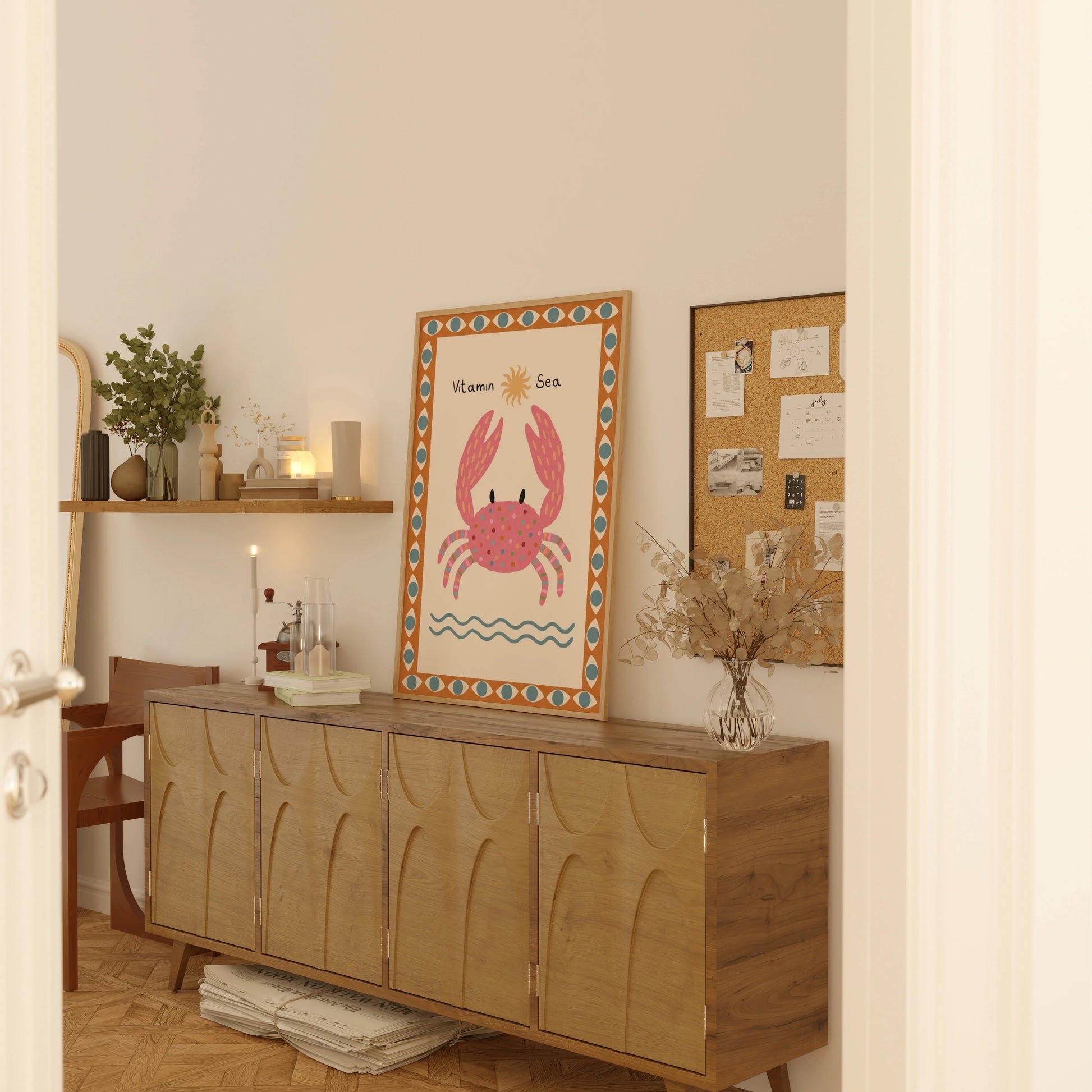 Vitamin Sea Crab Wall Art