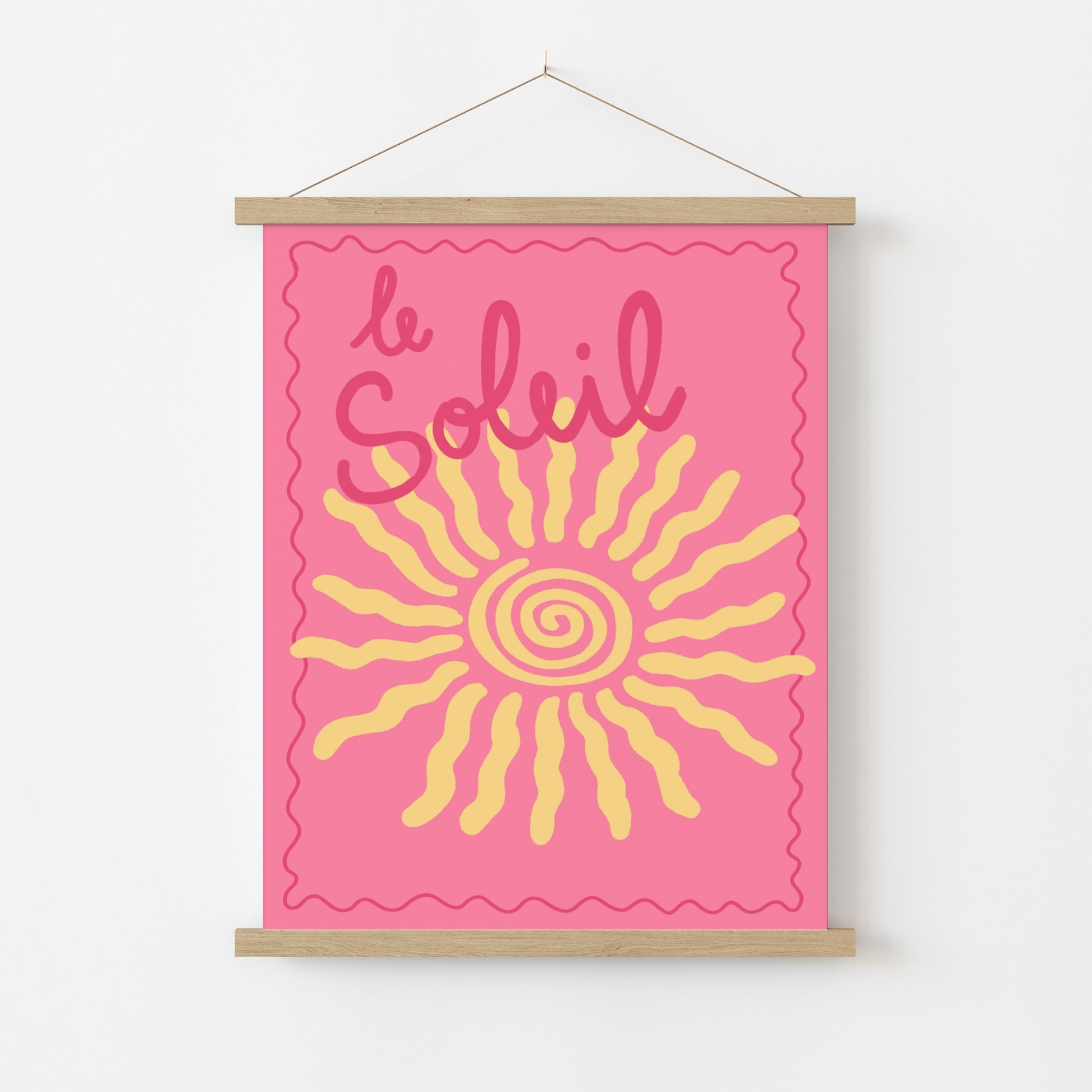 Le Soleil Print – Bright French Summer Wall Art
