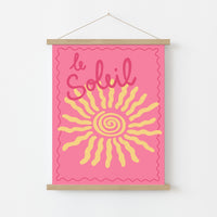 Le Soleil Print – Bright French Summer Wall Art