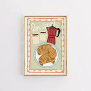 Charming French Breakfast – Kitchen Wall Art