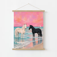 Beach Horse Print