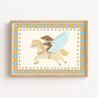 Winged Horse Nursery Wall Art