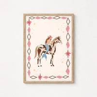 Mermaid Cowgirl Wall Art