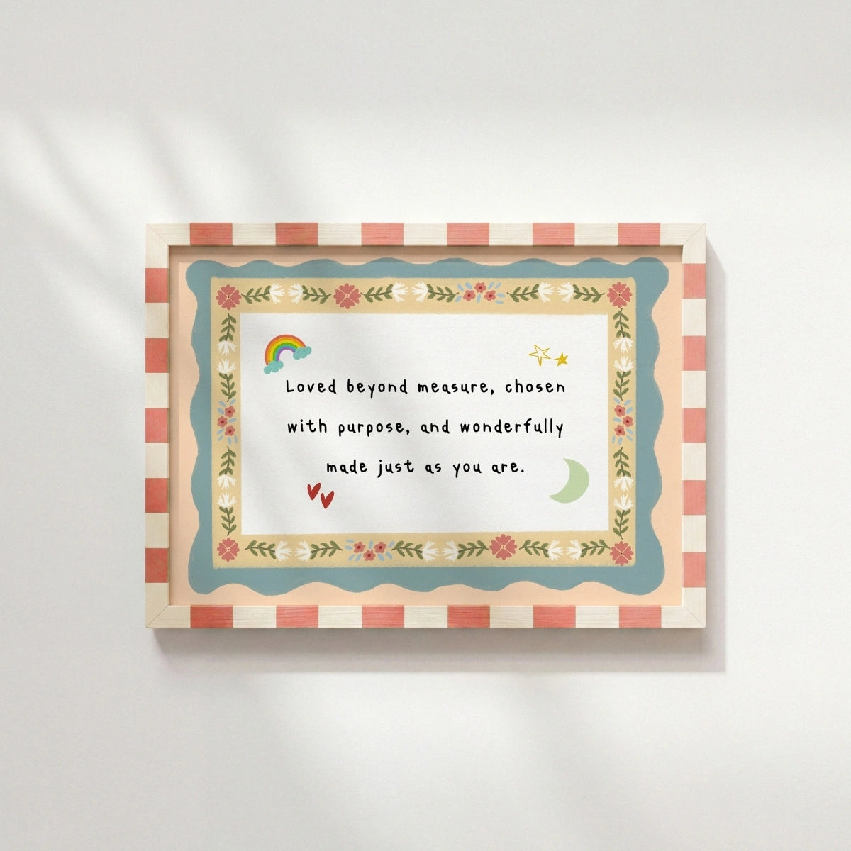 Nursery Quote Print, Christian Nursery Decor