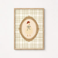 Arte de Pared Animal Retro