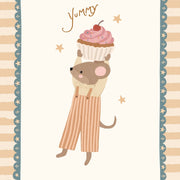 Cupcake Mouse – Nursery & kids wall art