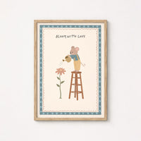 Cute Mouse Illustration Print