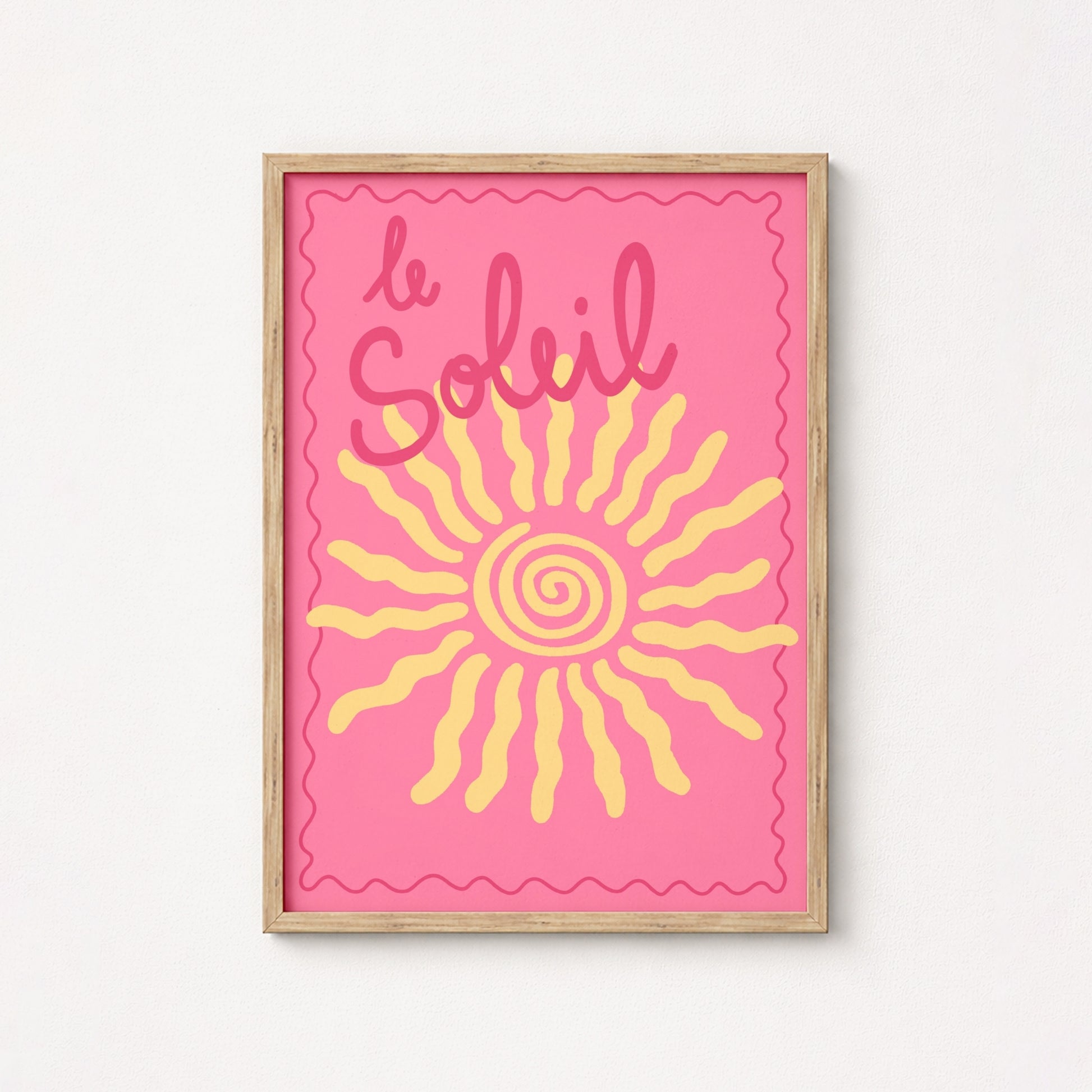 Le Soleil Print – Bright French Summer Wall Art