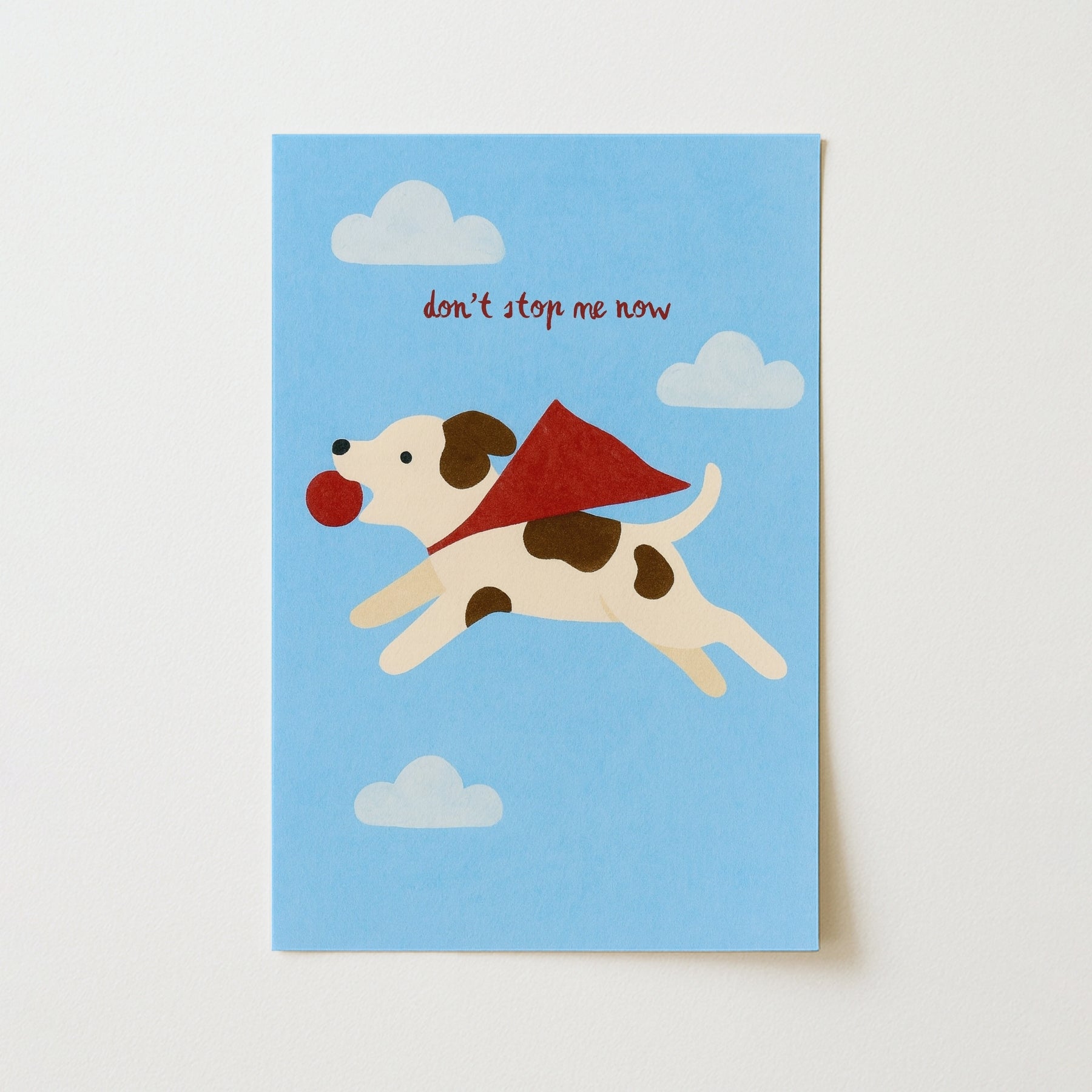 Superhero Dog Nursery Print