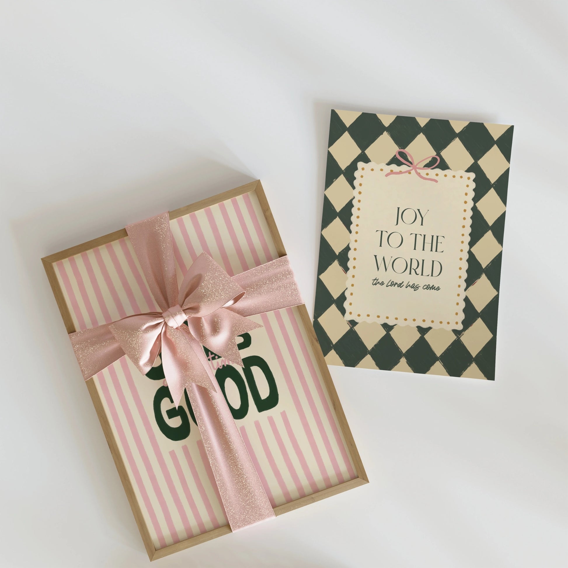 Set di 16 stampe disegnate a mano per le festività cristiane d'epoca