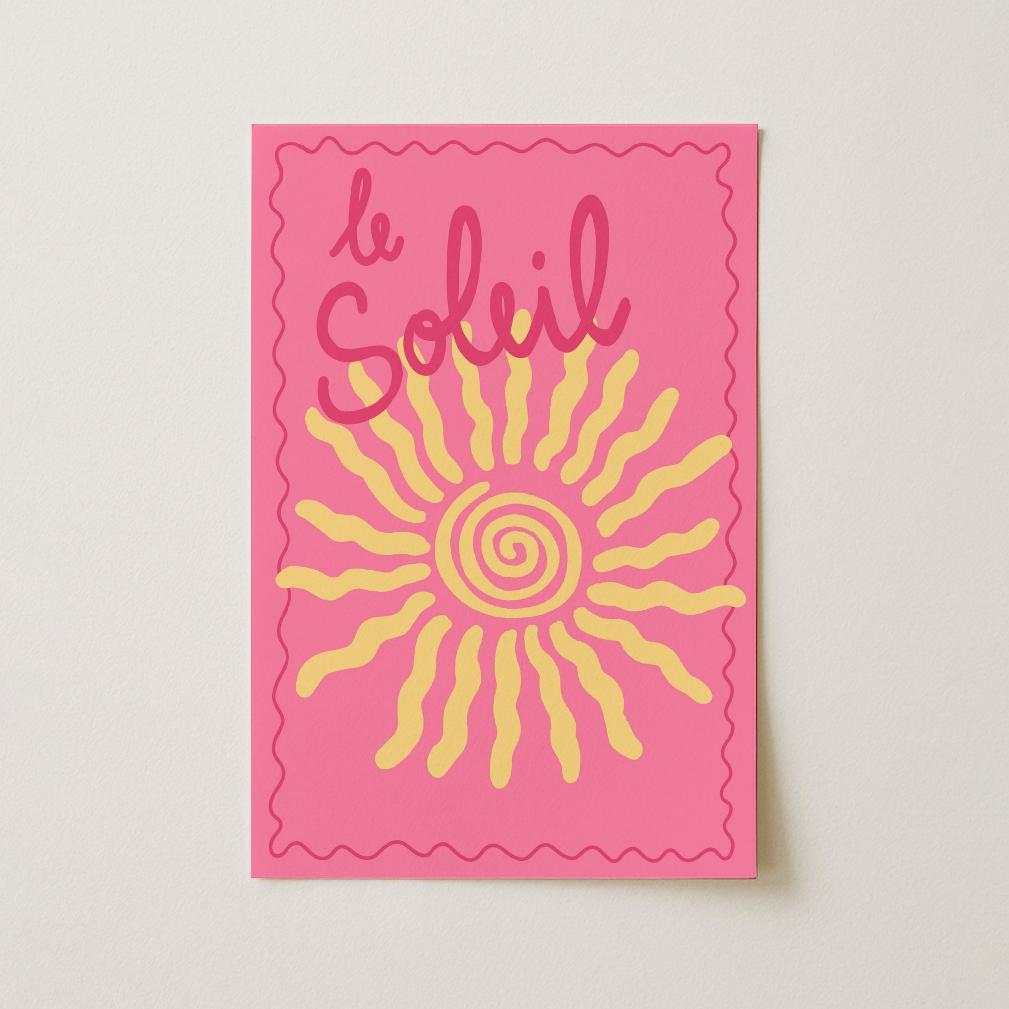 Le Soleil Print – Bright French Summer Wall Art