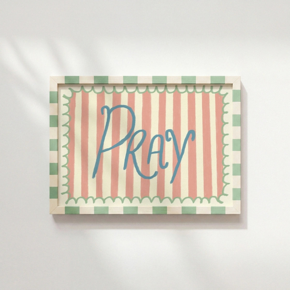 Pray Nursery Wall Art, Christian Nursery Decor