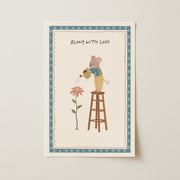 Cute Mouse Illustration – Poster per bambini