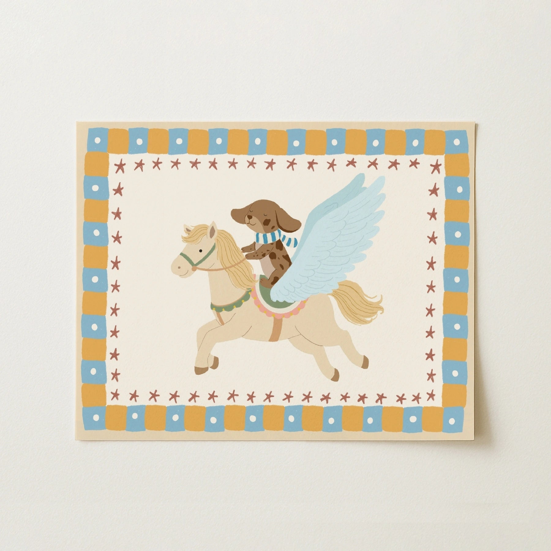 Winged Horse Nursery Wall Art