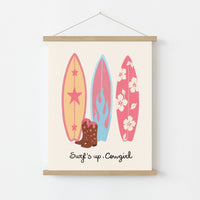 Surf’s Up Cowgirl Wall Art