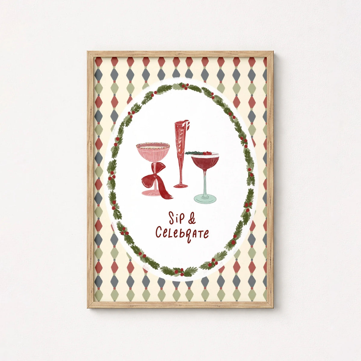 Christmas Cocktails – Póster de Navidad